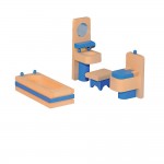 Set mobilier Baie pentru case de papusi WoodyLand